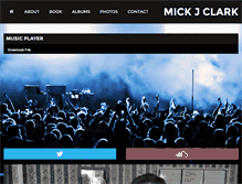 Tablet Screenshot of mickjclark.com